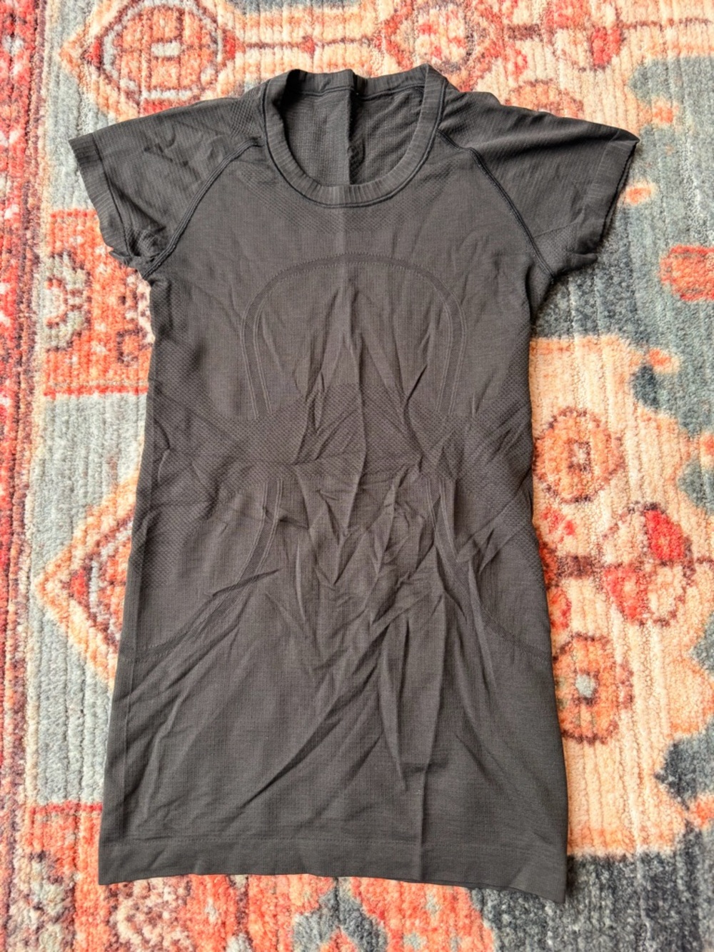 Lululemon Black Seamless Short-Sleeve Women's Top